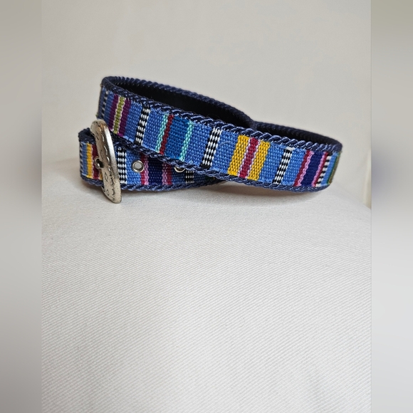 Vintage Elite Acc, Woven Belt W/Western Buckle - Picture 3 of 7